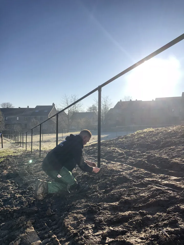 Déroulement d’une pose de clôture Charleroi