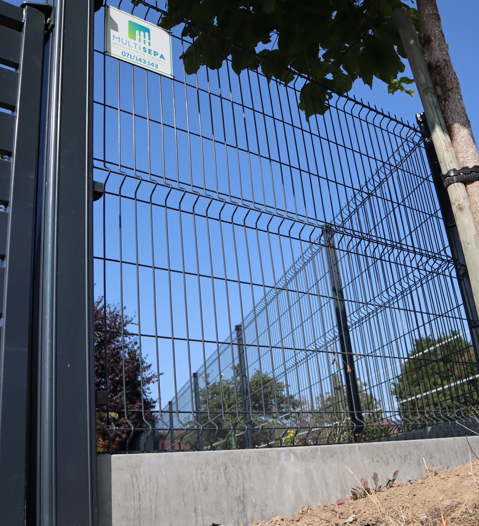 Pose clôture de jardin rigide Hainaut