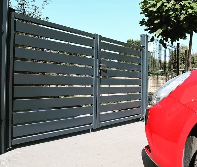 Installation de portail en aluminium à Wavre